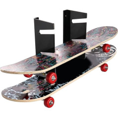 Zoeyilan Стойка для хранения сноуборда на стене, стойка для скейтборда, 3-х слойная полка для хранения сноуборда, вешалка для сноубордов для гар