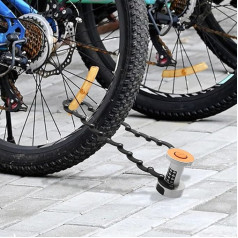 Велосипед замок складной замок комбинации замок 88 см уровень безопасности очень высокий 5 цифр велосипед замок для велосипеда трехколесны