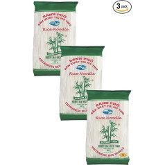 BAMBOO TREE - Рисовая лапша 3 мм - (1 x 400 г) (упаковка из 3)