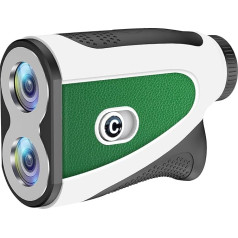 PTHTECHUS Golf Rangefinder with Tilt Function - лазерный дальномер на 1200 ярдов с магнитной полосой, 7-кратное увеличение, вибрация флагштока, перезаряжаемый, IP54 