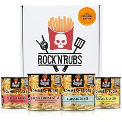 ROCK'N'RUBS Barbecue Spice We Will Rub You Set of 3 BBQ Rub for Grilling with Smoked Jalapeno Chili - 3 x 140 g