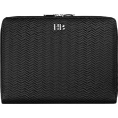 Hugo Boss Herringbon HTA106A Папка для конференций A4 из искусственной кожи 31,5 x 24 x 2 см черная