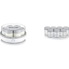 Йогуртница SEVERIN с дополнительными запасными баночками (JG 3518 + EG 3513)