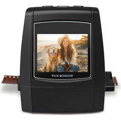 Цифровой сканер пленок, автономный сканер слайдов и негативов преобразует негативы и слайды пленок 35 мм, 126, 110, Super 8 и 8 мм в изображения JPEG, 2,