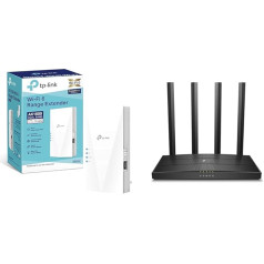 TP-Link RE500X WiFi 6 WLAN усилитель повторитель AX1500 и Archer C80 двухдиапазонный WLAN маршрутизатор