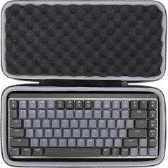 co2CREA Чехол жесткий дорожный защитный для Logitech MX Mechanical Wireless Mini Keyboard и Anywhere 3 Compact Mouse Combo, черный, Чехол для Logitech MX Mechanical Mini