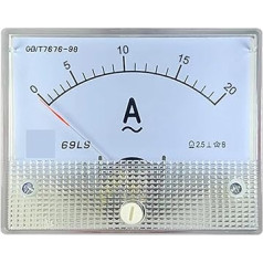 69l9 AC Амперметр 3A 5A 10A 20A 30A 50A Zeiger Meter Transformator CT Direkte Verwendung Montage Schrank 1Pcs(AC 300-5A)