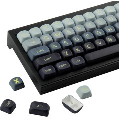 PBT Keycaps 143 Keys Double Shot MOA Profile Keycaps Dark Gradient Dye Sublimation Keycap Custom Keycap for Cherry MX Switches ISO/ANSI UK Layout Mechanical Keyboards