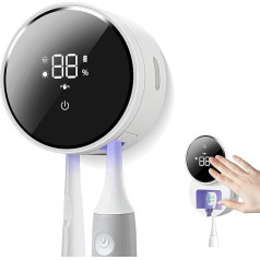 Ультрафиолетовый дезинфектор зубных щеток, электрический стерилизатор зубных щеток, настенный держатель зубных щеток для ванной комнаты 