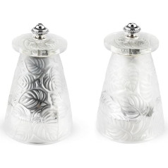 Peugeot Lalique Duo Pepper and Salt Mill Gift Pack Set of 2, Мельница для перца и мельница для соли, 2/32272