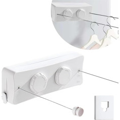 Выдвижная линия для стирки aichilra, линия для стирки в помещении, регулируемая ручка натяжения для дополнительной поддержки, конструкция про