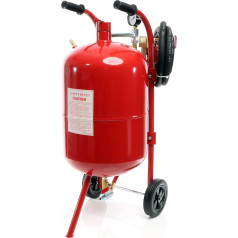 XPOtool Мобильный пескоструйный аппарат 38 л, пескоструйный аппарат на сжатом воздухе с принадлежностями, для удаления ржавчины и краски, песк