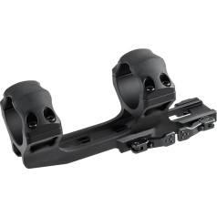 UTG Unisex - Adult ACCU-SYNC QR Cantilever Mount, 20 MOA, 70 mm Offset, 34 mm Tube, Picatinny Rifle Scope Mount, Black, One Size