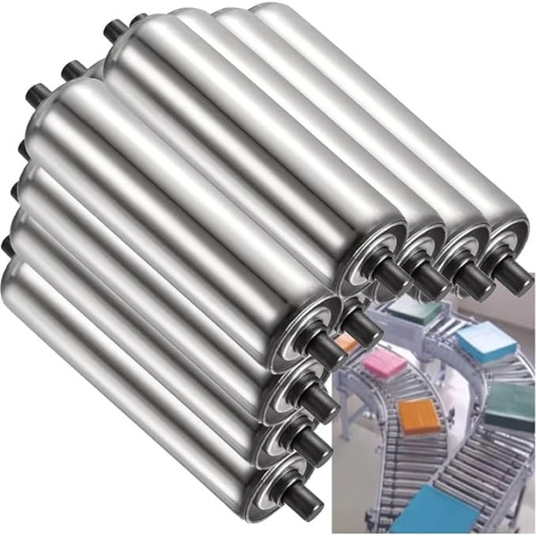 Förderrollen, 9 Stück, 15,2 - 66 см, Transportrollen für Lager-Ersatzteile mit 6,1 cm, 5,1 cm, 3,8 cm, 3,3 cm, 2,5 cm Durchmesser, robustes Förderband Zubehör