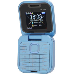 Телефон-раскладушка для пожилых людей, складной мобильный телефон 2G с большими кнопками, громким звуком, двумя SIM-картами, быстрым набором 