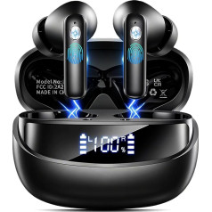 Bluetooth наушники, беспроводной Bluetooth 5.4 HiFi стерео, наушники-вкладыши с ENC шумоподавляющие микрофоны, IP7 Водонепроницаемые беспроводные наушни