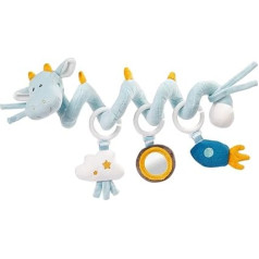 Тканевая спираль Fehn для захвата и ощупывания, регулируемая для использования в кровати, коляске или манеже, для младенцев и малышей в возра