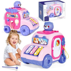 Детская игрушка от 1 года девочка мальчик, музыкальная детская игрушка, развивающая игрушка подарок для мальчиков девочек от 1 2 3 лет