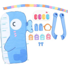 Baby Gym Play Mat Многофункциональный Музыкальный Фитнес Стойка Игрушка Раннее Образование Головоломка Педаль Пианино Ползание Для Малышей