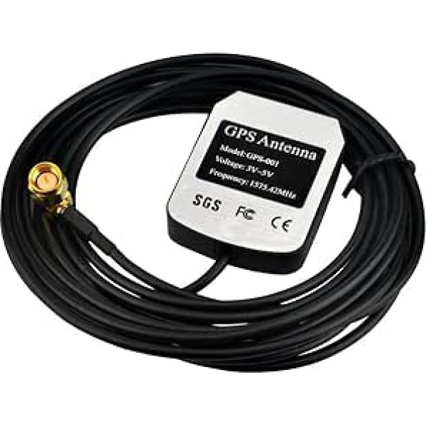 DollaTek Непроницаемая антенна для GPS Activa 28 дБ 3 Metros SMA Puerto para NEO-6M U-BLOX Arduino Coche