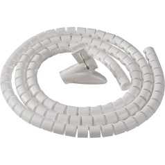 Кабельный рукав Fellowes CableZip, длина 200 см, диаметр 2 см - белый