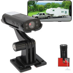 Камера заднего хода, 1080P HD WiFi камера заднего хода, RV камера заднего вида, водонепроницаемый ночного видения обнаружения движения для автомо