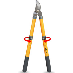 Сучкорез AIRAJ | Телескопический сучкорез 42-61 см | Секатор с обходом | Острое лезвие из углеродистой стали SK5 | Быстрая резка | Легко обрезает ве