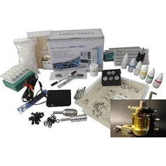 INKGRAFIX® Германия Полный профессиональный набор для тату-студии, роскошный комплект IG-S5 с роторной машинкой IG Hammer