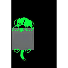 Декоративные настенные татуировки для детей - Светящиеся наклейки на выключатель, наклейки на выключатель, украшение стен детской комнаты