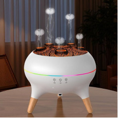 Ароматический диффузор Flame, 250 мл, увлажнитель воздуха для спальни, 2 режима распыления ароматических масел, увлажнитель воздуха с 7 цветами,