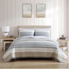 Комплект постельного белья Tommy Bahama для двуспальной кровати, двустороннее хлопковое постельное белье с соответствующими наволочками, нежн