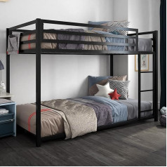 ‎Dhp Furniture DHP Miles Metal Bunk Bed Black Single/Single