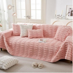 Newcix Кролик плюшевый диван одеяло, ткань полотенце, удобный, мягкий, плюшевый, толстый зимний плед, нескользящая мягкая подушка, плюшевая по