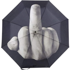 Компактный зонт для путешествий средний палец специальный дизайн ветрозащитный зонтик с подарочной коробкой