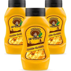 El Guapo Nacho Classic 3 x 435 г - Новый и улучшенный соус начо - вкус сыра - сливочный и острый сырный соус начо идеально подходит для любого случая или ме