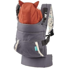 Infantino - Cuddle Up baby carrier - Лисий дизайн - Эргономичный - Съемный теплый лисий капюшон - Несколько положений для переноски - Регулируемый - Удобный -
