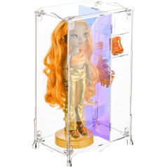 Beautyflier Акриловая витрина для куклы Rainbow High Fashion, Meena Fleur, прозрачная пыленепроницаемая витрина, коллекционная витрина для куклы Rainbow High Fashion и 