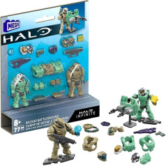 Mega Construx Halo Infinite Spartan Mission - Bazaar Battle Field - Набор из 2 шарнирных фигурок 6 см + аксессуары