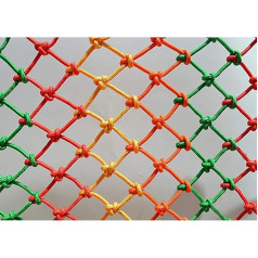 Сетка LoiYtrd Climbing Webbing Outdoor Net, Tree House Climbing Cargo Net, Colourful Net for Truck Trailer Decoration, тканый разделитель, сизалевый канат, сетка для забора (3 x 6 м)
