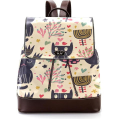 Кошки мяу персонализированные школьные сумки книжные сумки для подростков, разноцветные, 27x12.3x32 см, рюкзаки-рюкзаки