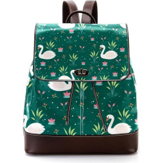 Элегантные лебединые школьные сумки, сумки для книг для подростков, разноцветные, 27x12.3x32 см, рюкзаки-рюкзаки