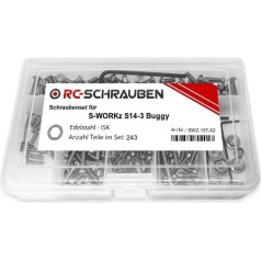 Набор винтов для багги S-WORKz S14-3 Нержавеющая сталь