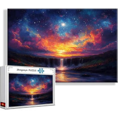 Пазл Павший пейзаж 1500 деталей Большой XXL 87 x 57 см, Пазл Искусство Невозможного Взрослым Задача, Классический Пазл Взрослым, Мальчикам, Девоч