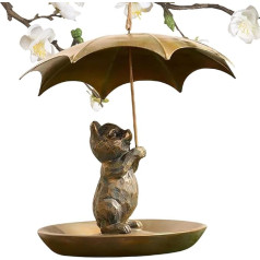 Фетровая станция для тир с регенширмом, Eichhörnchen с регенширмом, Wildvogel-фетровая станция, Allwetter-фетровая станция для сада, хофа, террасы, расы