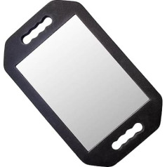 Профессиональное черное пенопластовое туалетное зеркало легкое с двумя ручками