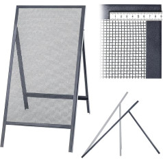 Литое сито KADAX, стальная сетка для сада, стальное сито, сито для песка, прямоугольное строительное сито для просеивания песка и компоста, по