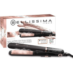 Bellissima My Pro Steam B28 100, паровой выпрямитель для звезд, длительный эффект гладкости, керамическое покрытие, регулировка температуры до 170°C - 200°C -