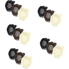 Baluue 15 Stück Clip Shark Clip Multifunktions Haarspange Damen Haarspangen Pferdeschwanz Krallenklammer Haar Bobby Pins Für Frauen Haarhalter Dekorative Haarnadeln Haarschmuck
