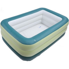 Надувной бассейн, утолщенный 3-слойный надземный надувной бассейн для детей и взрослых, простой набор для летней водной вечеринки на задне