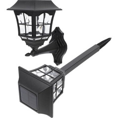 VICASKY 2Stücke Solar Wandleuchten Für Außen Wasserdichte Solar Laternen Für Garten Terrasse Und LED Beleuchtung Mit Warmem Licht Und Modernem Design